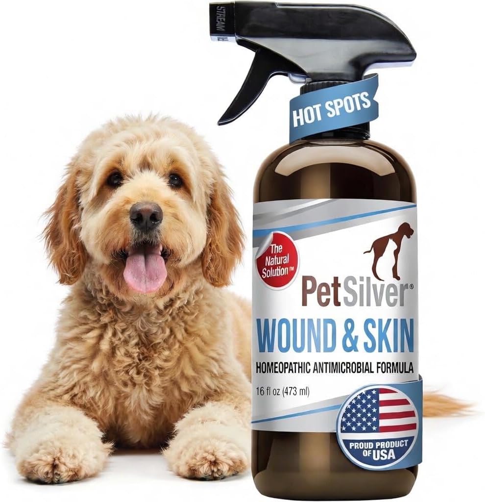 PetSilver Wound & Skin Spray for Cats - Chelated Silver, Superior to Colloidal Silver - Wound Care, Allergy & Itch Relief, Hot Spot Treatment for Cats - Natural Skin Soother - Made in USA - 2 fl oz - Image 10