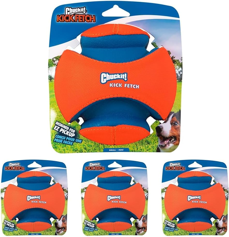 Chuckit! Kick Fetch Ball Dog Toy - Floats in Water - Perfect for Interactive Play - Made with Durable Rubber and Foam - For Large Dogs - Size Large - 8-inch Diameter - Pack of 1 - Image 9
