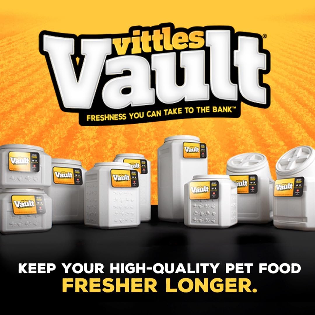 Vittles Vault Traditional Pet Food Storage Container For Dog Kibbles/Bird Seed/Oatmeal/Rice/Flour/Cereal, BPA Free Plastic, Sealed Airtight For Cat Food, Up To 50 lb, Made in USA, With Scoop, Gray - Image 13