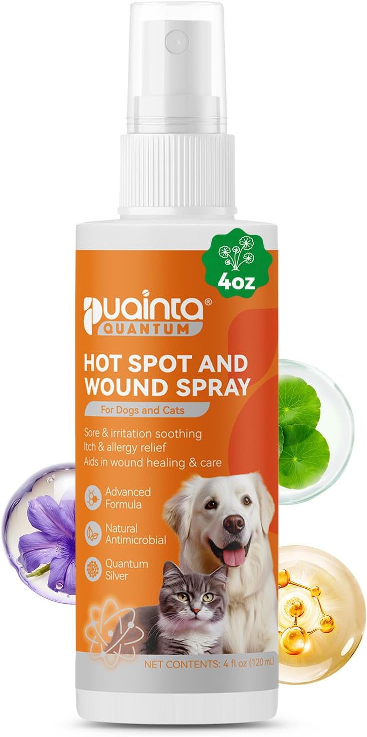 PUAINTA Hot Spot Spray for Dogs, Upgraded Quantum Silver Skin Spray for Dogs, Itch Relief and Hot Spot Treatment for Dogs, Supports Skin Infections and Irritations for All Animals, 2oz - Image 10