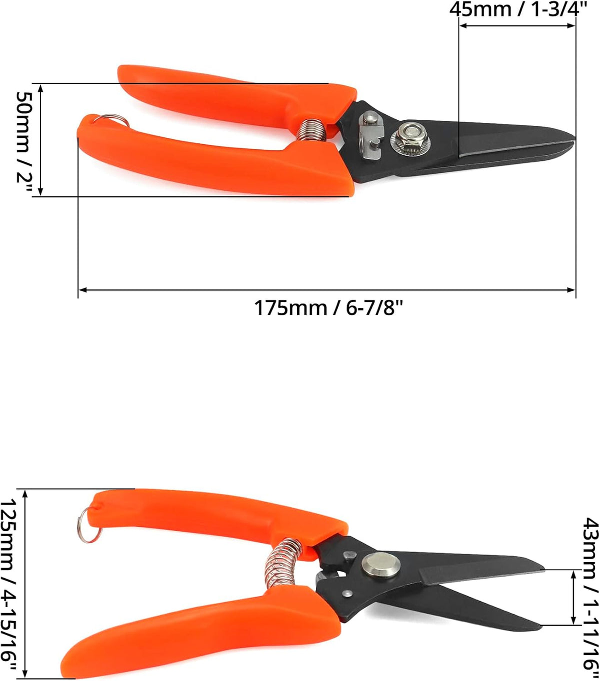 Multipurpose gardening shears trimming potted plants and flower branches