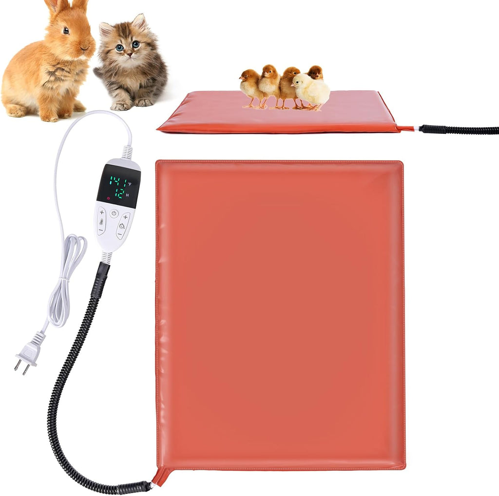 Khearpsl small animal heating pad front view chick brooder