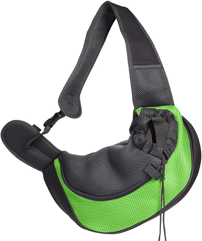 Detailed view of durable oxford fabric base on pet sling