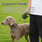Side profile of Aqpu retractable leash showing 4 meter nylon tape