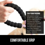 Gorilla Grip pet leash featuring soft foam padded comfortable handle loop