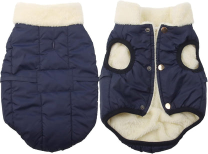 JoyDaog 2 Layers Fleece Lined Warm Dog Jacket for Puppy Winter Cold Weather,Soft Windproof Small Dog Coat,Green M - Image 12