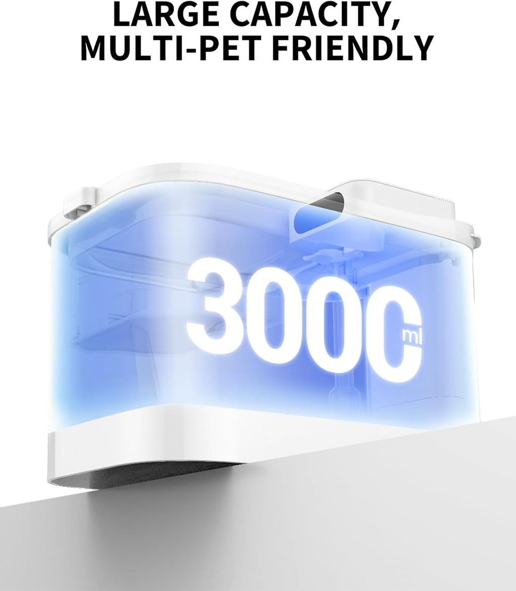 Petkit mobile app interface displaying pet hydration stats