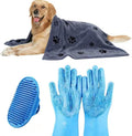 Idqquqq 3 piece dog bath supplies kit front view