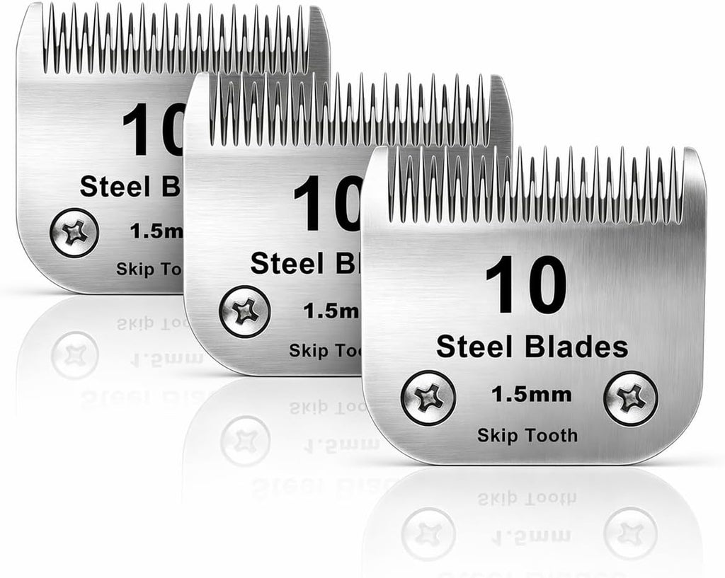 DODAER detachable pet grooming blade being fitted onto a professional heavy duty clipper handle mechanism