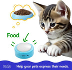 Rechargeable pet communication button with Type-C charging port for easy power.