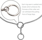 Ximipet imported professional dog training chain collar on a clean backdrop