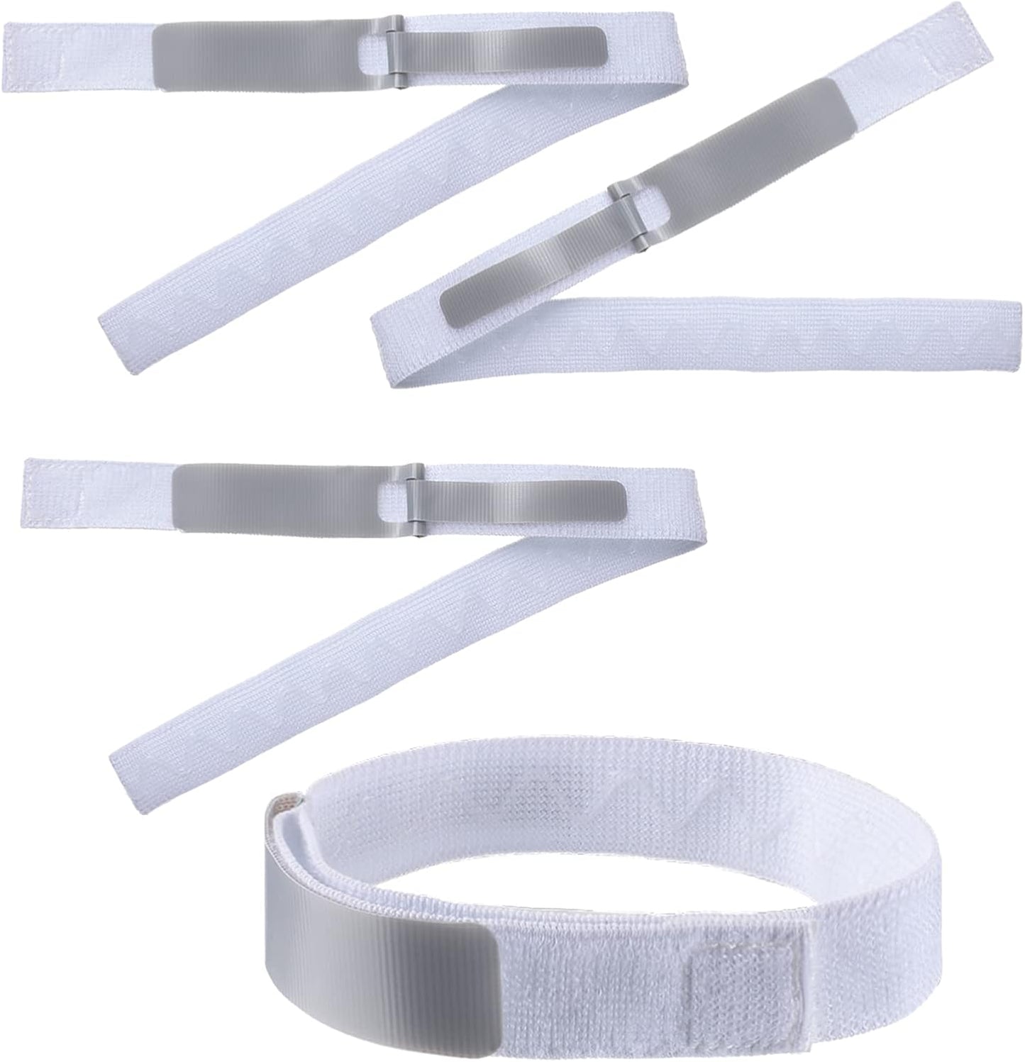 Nuanchu Foley Catheter Holder front view showing gray elastic strap and fastener.