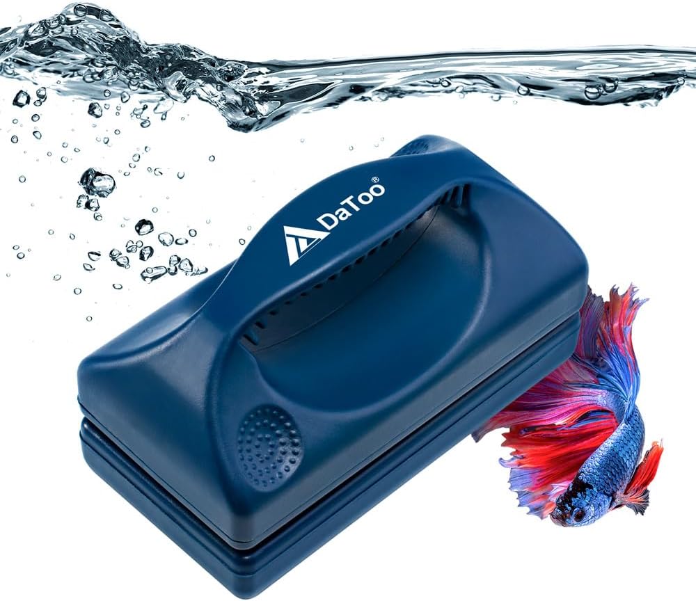Algae removal brush for nano aquariums showing the internal glass contact side.