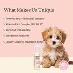 Texture of the Lumi-Noble oatmeal deodorizing spray bottle