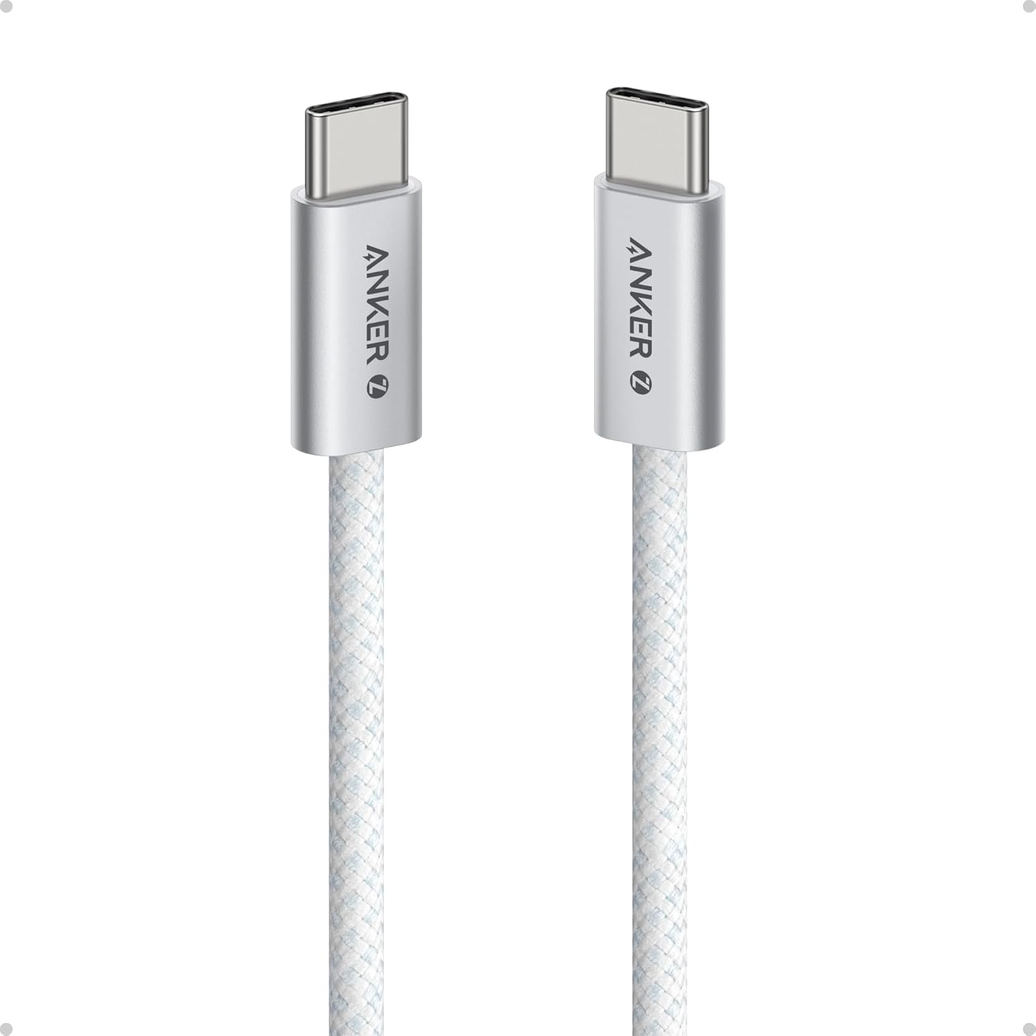 Anker Zolo USB C to USB C Cable, Braided and Dirt-Free Type-C Fast Charging Cable, Slim Connector, for iPhone 17 Series, MacBook (240W) (Pink, 6FT) - Image 11