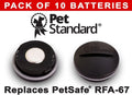 PET Standard Replacement RFA-67 6V Lithium Batteries Compatible with PetSafe Battery-Operated Pet Products and Specific Dog Receiver Collars - RFA-67D-11 (Pack of 10) - Image 2