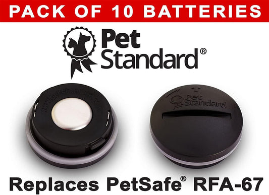 PET Standard Replacement RFA-67 6V Lithium Batteries Compatible with PetSafe Battery-Operated Pet Products and Specific Dog Receiver Collars - RFA-67D-11 (Pack of 10) - Image 2