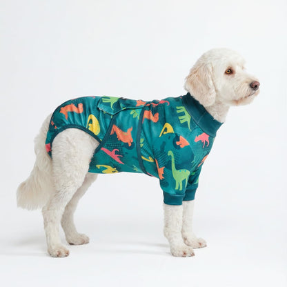 Spark Paws Dog Surgery Recovery Suit - Dog Recovery Suit After Surgery, Anti-Lick Dog Onesie, Abdominal Wound Protector, Soft Cone Alternative for Spay Neuter Male Female Pet Recovery - Dinosaurs, 3XL - Image 13