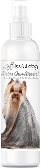 The Blissful Dog Shine-On + Sheen Coat Dog Spray, Easy-to-Use Conditioner, Sensitive Skin-Friendly Leave-in Conditioner, Detangler Spray, 8 oz. - Image 9