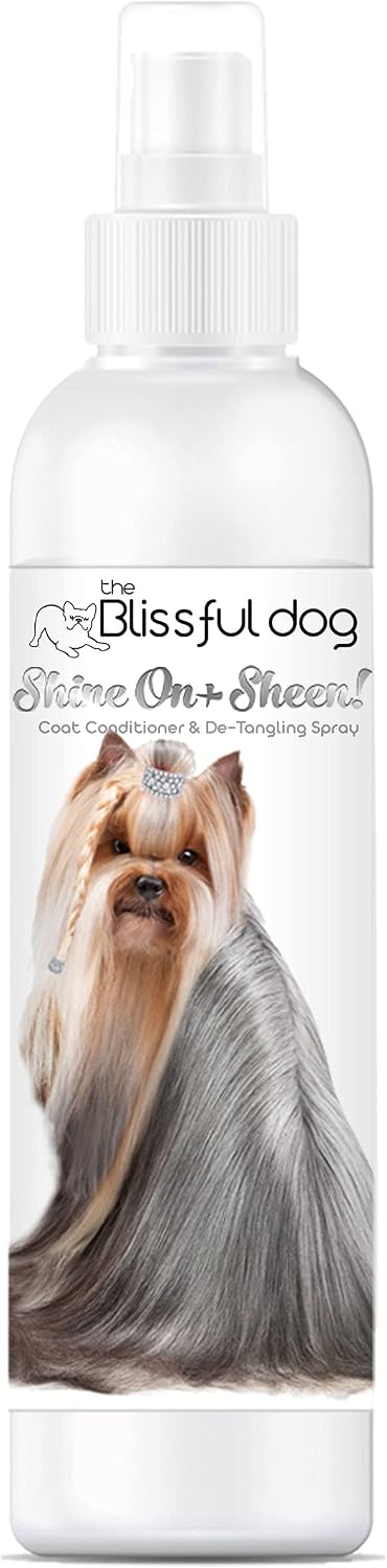 The Blissful Dog Shine-On + Sheen Coat Dog Spray, Easy-to-Use Conditioner, Sensitive Skin-Friendly Leave-in Conditioner, Detangler Spray, 8 oz. - Image 9