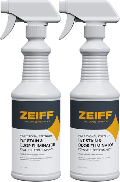 Zeiff Pet Stain and Odor Remover - Pet Odor Eliminator for Home and Professional Use - Carpet Stain Remover - Pet Urine Enzyme Cleaner for Dog and Cat Pee, Feces, and Fluids - 32 oz - Image 15