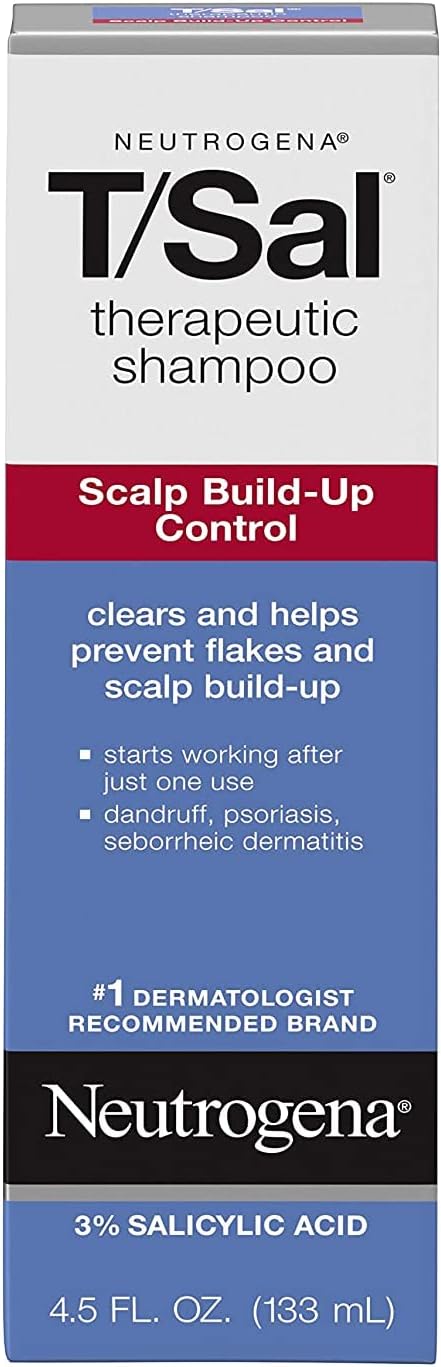 Neutrogena T/Sal Therapeutic Shampoo, Scalp Build-Up Control 4.5 oz, 130 fl oz - Image 15