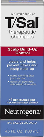 Neutrogena T/Sal Therapeutic Shampoo, Scalp Build-Up Control 4.5 oz, 130 fl oz - Image 15