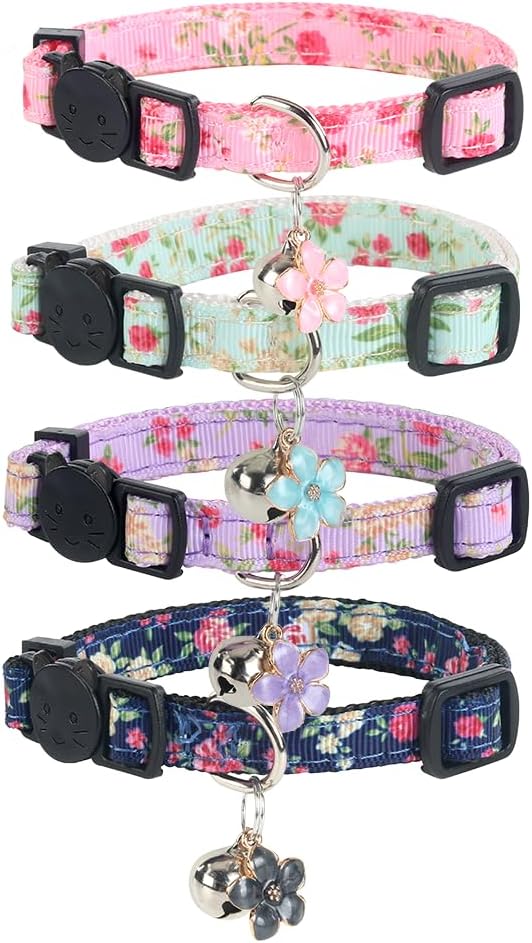 Yizepet Cat Collars with Bells, Breakaway Kitten Collar, Cute Kitty Collar, Pet Supplies Accessories - Image 10