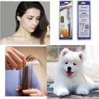 Yegering silver pet razor comb set in packaging