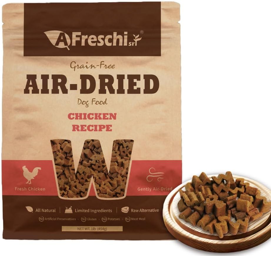 A Freschi srl air dried formula for toy small and large breeds