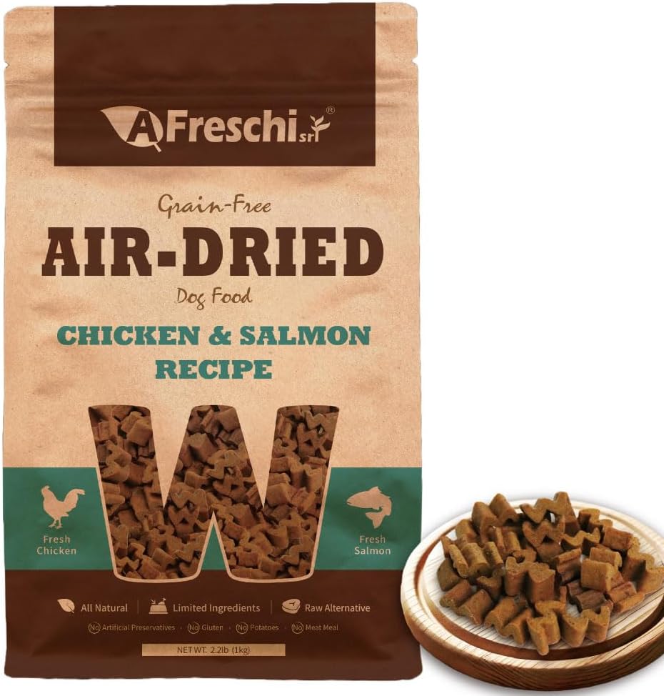 A Freschi srl Air-Dried Puppy & Adult Dog Food - Real Turkey & Salmon Recipe | Grain-Free | High-Protein for Toy, Small & Large Breeds | Ideal for Picky Eaters, 2.2 lb Bag - Image 13