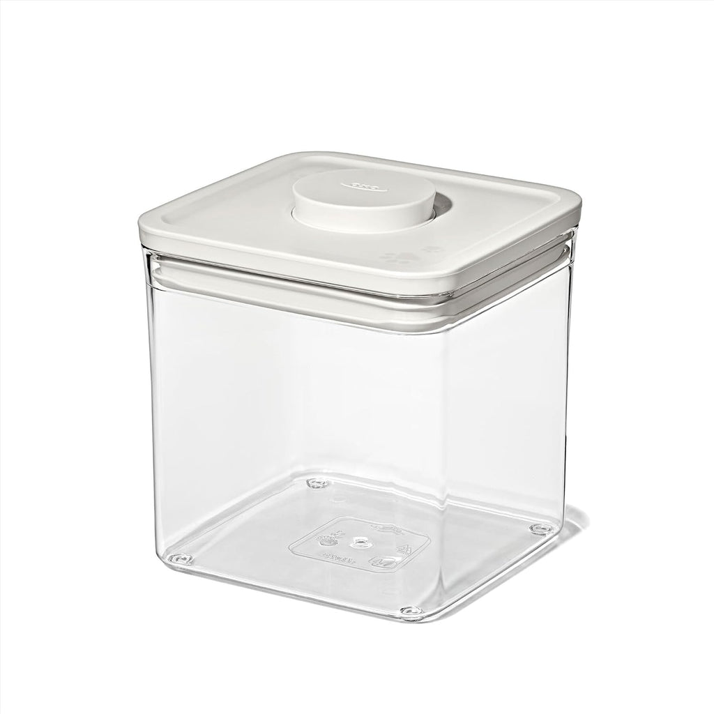 OXO Good Grips Pet POP Container - 6.0 Qt/5.7 L with Half Scoop, Ideal for up to 6.5lbs of Dog Food or 4.5lbs of Cat Food, Airtight Dog and Cat Food Storage Container, BPA Free, Clear - Image 14