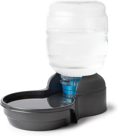 Petmate Replendish automatic dog water dispenser front view gravity pet waterer