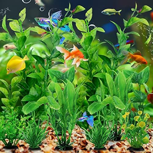 Bxlive aquarium accessories soft leaves hiding spot for fish