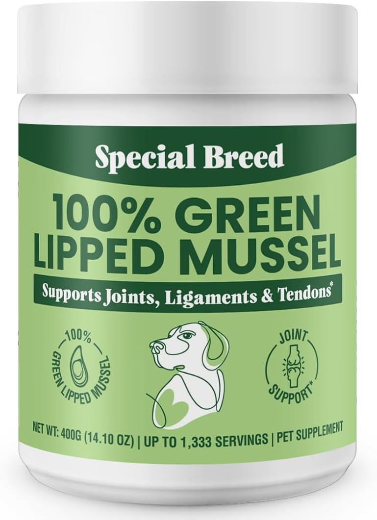 Green Lipped Mussel Powder for Dogs & Cats - 100% New Zealand Green Lipped Mussels - Natural Hip & Joint Supplement for Joints, Tendons, Ligaments, Muscles - 75 Grams - Up to 250 Servings - Image 10