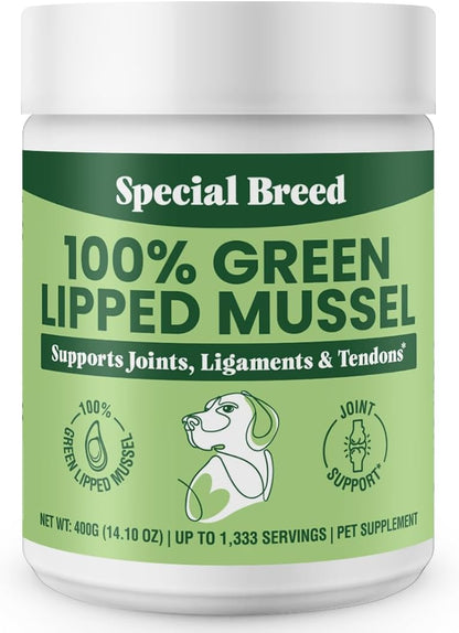 Green Lipped Mussel Powder for Dogs & Cats - 100% New Zealand Green Lipped Mussels - Natural Hip & Joint Supplement for Joints, Tendons, Ligaments, Muscles - 75 Grams - Up to 250 Servings - Image 10