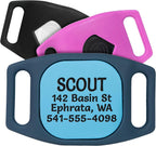 GoTags custom jingle free id sleeve for large dog collars