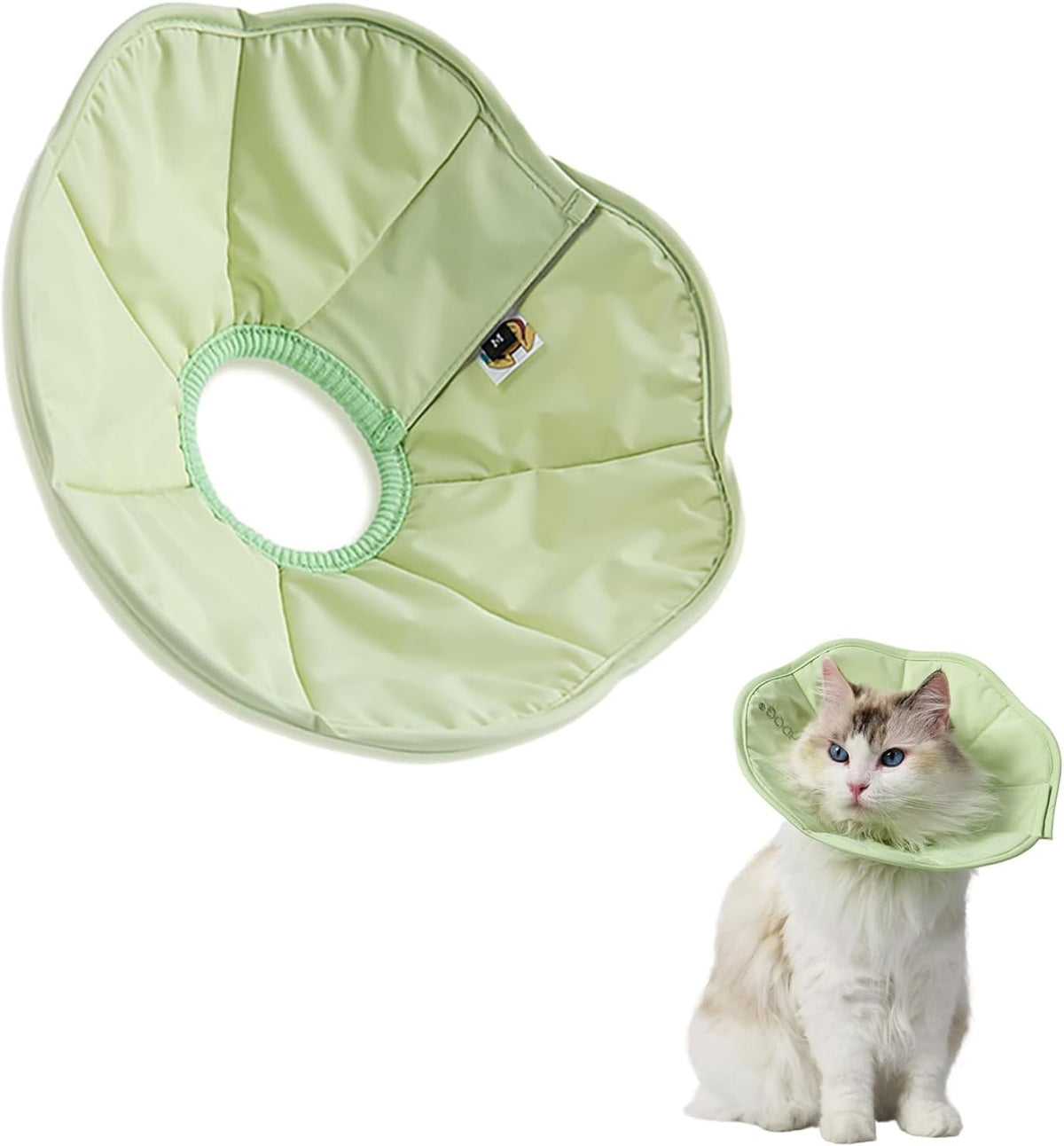 Touchdog Soft Cat Cone Collar, Waterproof Recovery Collar for Cats After Surgery, Lightweight Elizabethan Collar for Kittens, Small to Large (PINK01, M) - Image 13