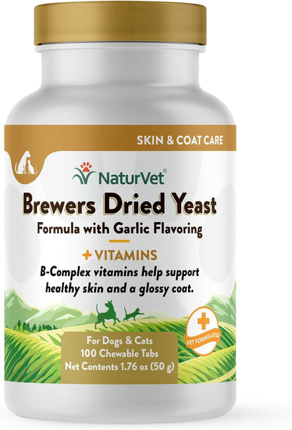 Close up of NaturVet Brewer's Dried Yeast tablets