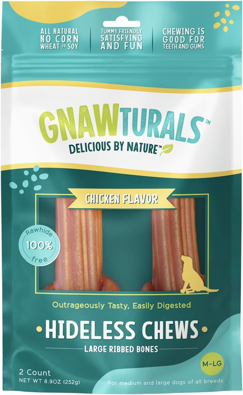 Digestible dog treats displayed next to illustrative pumpkin and fiber ingredients.