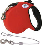 16ft Retractable Dog Leash for Large Breed Dogs up to 110 lbs with a Detachable Chew Proof Extender Wire Ropes (Black L) - Image 15
