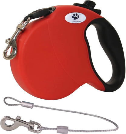 16ft Retractable Dog Leash for Large Breed Dogs up to 110 lbs with a Detachable Chew Proof Extender Wire Ropes (Black L) - Image 15