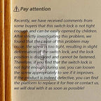 Packaging of ILIVABLE 1 pack child proof light switch guard