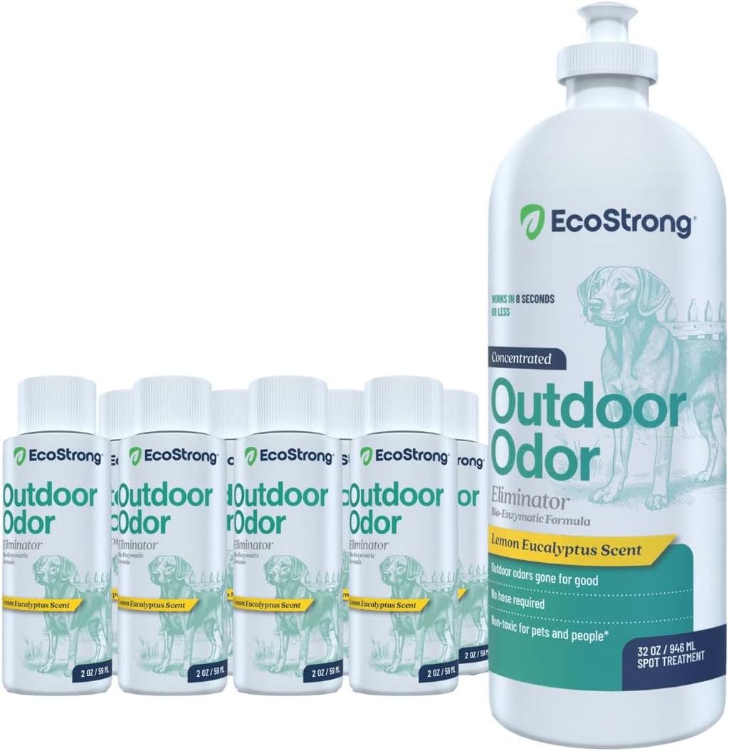 Eco Strong Outdoor Odor Eliminator | Outside Dog Urine Enzyme Cleaner - Powerful Pet, Cat, Animal Scent Deodorizer | Professional Strength for Yard, Turf, Kennels, Patios, Decks (Gallon with Sprayer) - Image 10