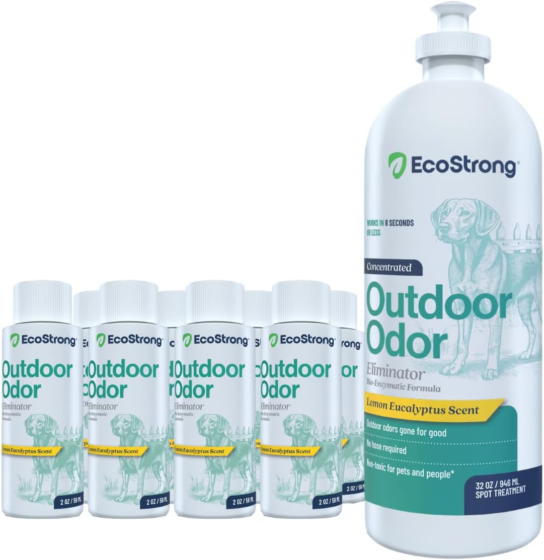 Eco Strong Outdoor Odor Eliminator | Outside Dog Urine Enzyme Cleaner - Powerful Pet, Cat, Animal Scent Deodorizer | Professional Strength for Yard, Turf, Kennels, Patios, Decks (Gallon with Sprayer) - Image 10