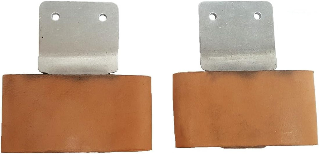 Genuine Blevins buckles vertical post hardware components laid out on a clean background