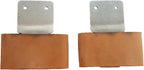 Genuine Blevins buckles vertical post hardware components laid out on a clean background