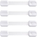 Booboo child proof refrigerator lock 4 pack front view