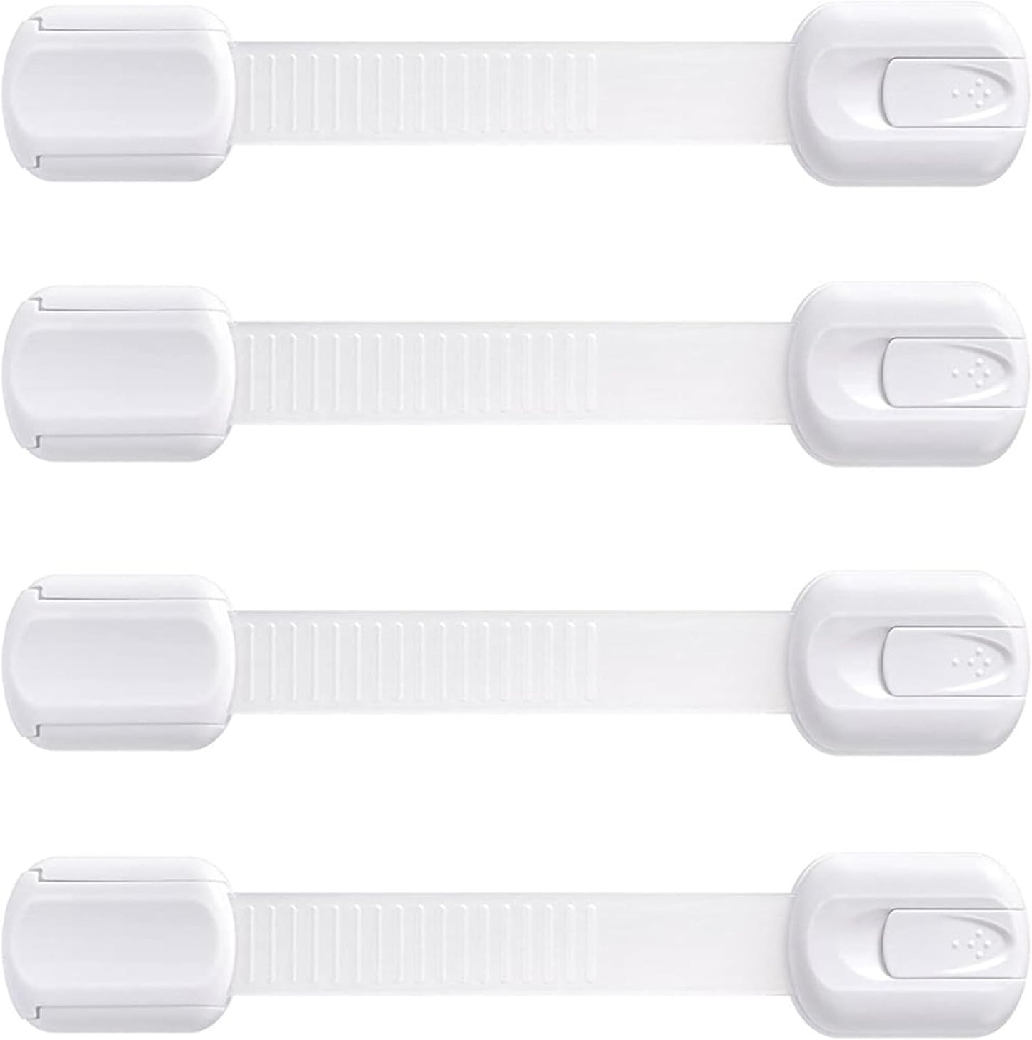 Booboo child proof refrigerator lock 4 pack front view