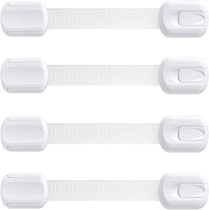 Booboo child proof refrigerator lock 4 pack front view